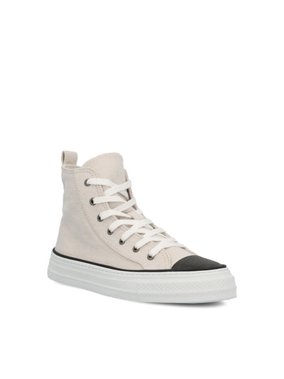 Sneakers realizzate in cotone e lino. MZ58G2618 C209 BRUNELLO CUCINELLI