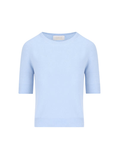 Maglia realizzata in cashmere. V36614 ACQUAMARINA VANISE'