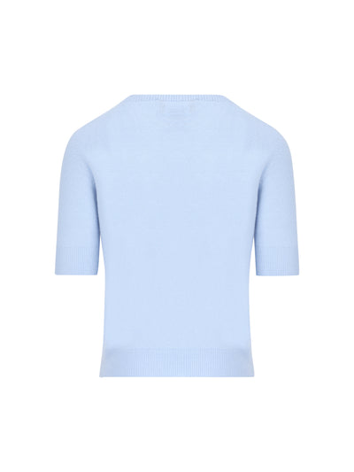Maglia realizzata in cashmere. V36614 ACQUAMARINA VANISE'