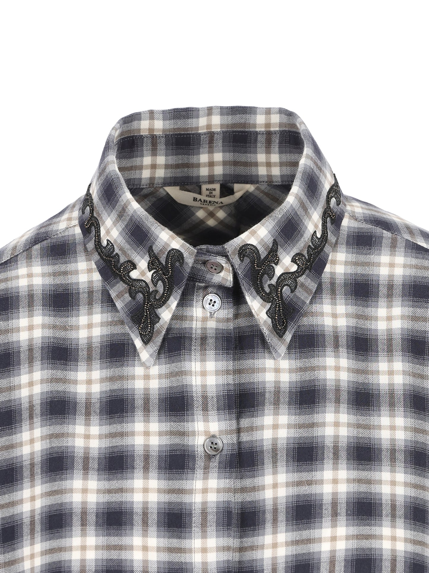 Camicia in cotone a quadri CAD5334 2793500 BARENA