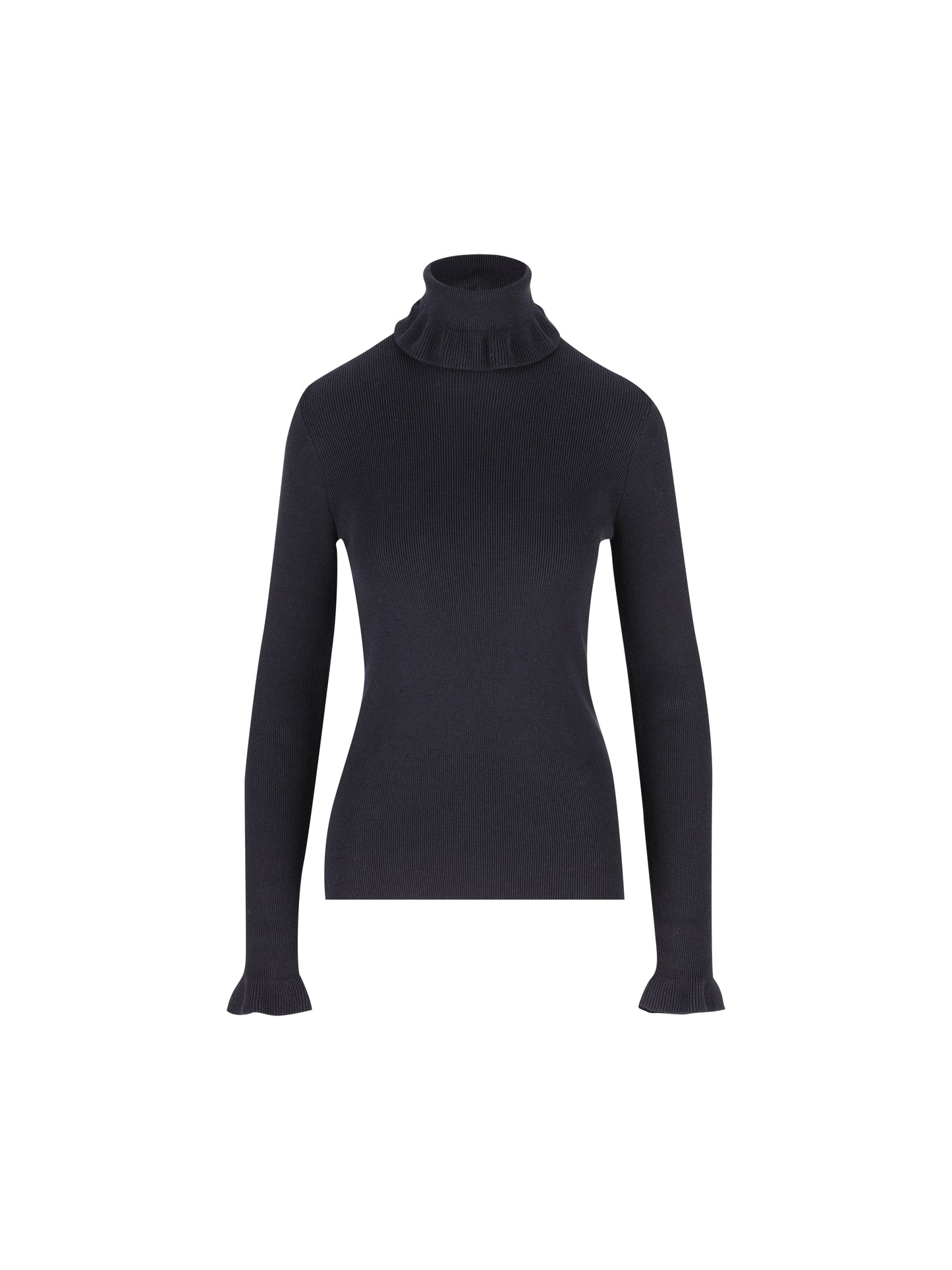 Pullover dolcevita aderente in maglia di lana e cotone. CH25AMP14520 4C4 CHLOE'