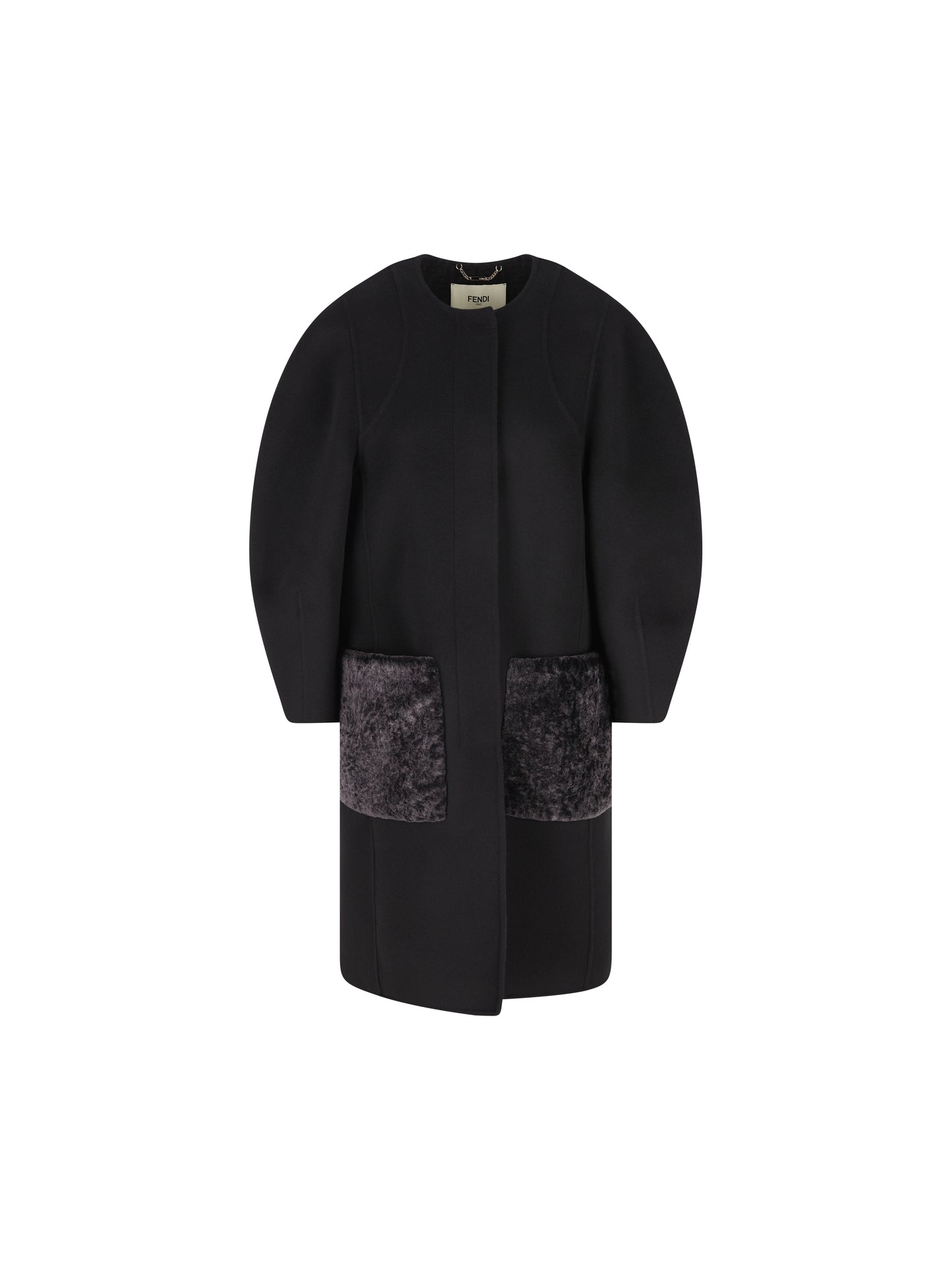 Cappotto realizzato in lana vergine. FF6165 A5HDF1FL8 FENDI