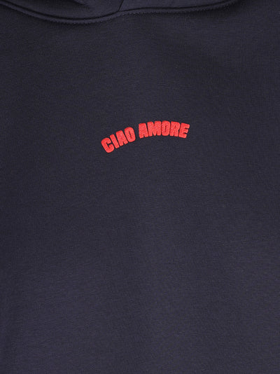 Felpa con cappuccio Ciao Amore Cortina Lover F25ET2322K 03 GIADA BENINCASA