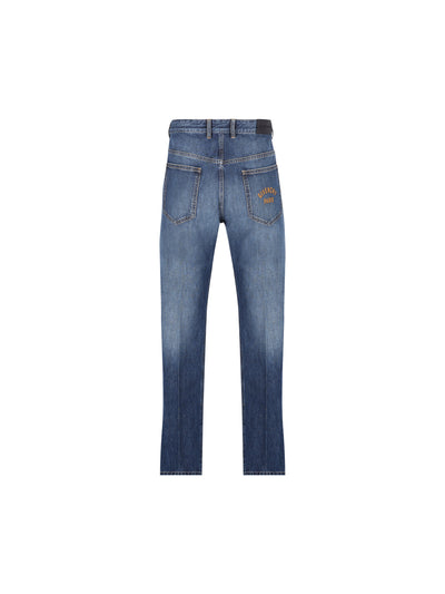 Jeans in denim slavato blu scuro BM51MN516L 401 GIVENCHY