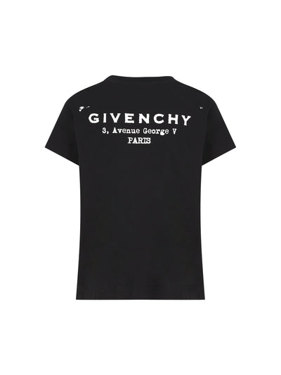 T-Shirt in cotone. BW70FJP75N 001 GIVENCHY