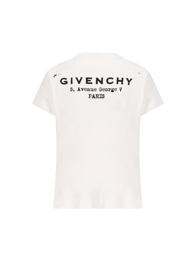 T-Shirt in cotone. BW70FJP75N 100 GIVENCHY