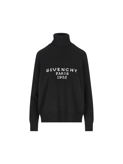 Maglione dolcevita in lana e cashmere BW90VE4ZSN 001 GIVENCHY