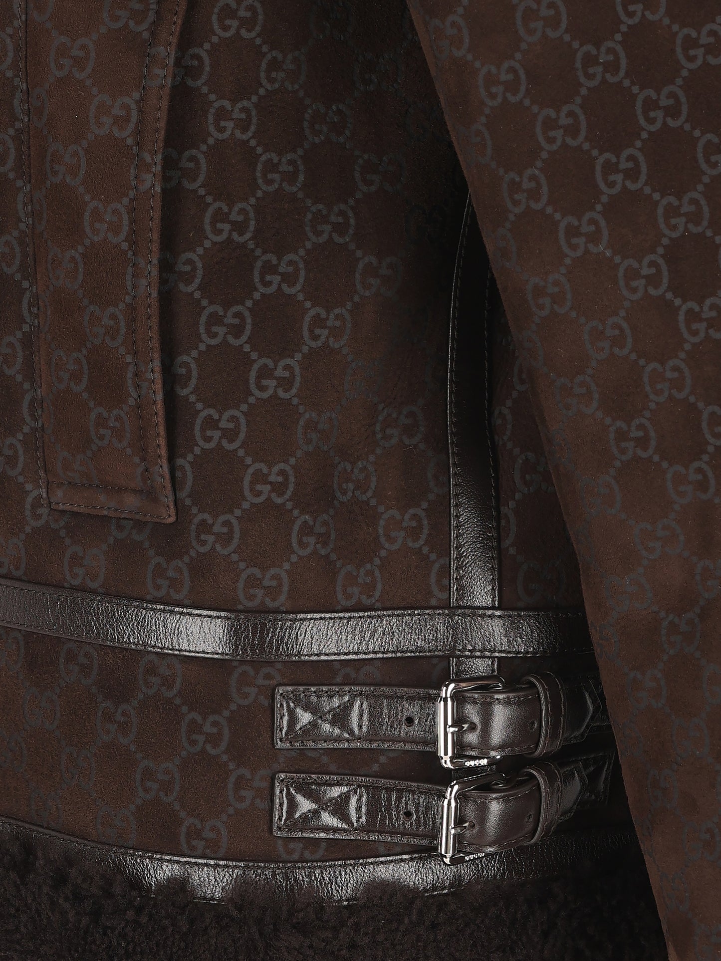 Giacca in pelle. 835526 XSAGB2037 GUCCI