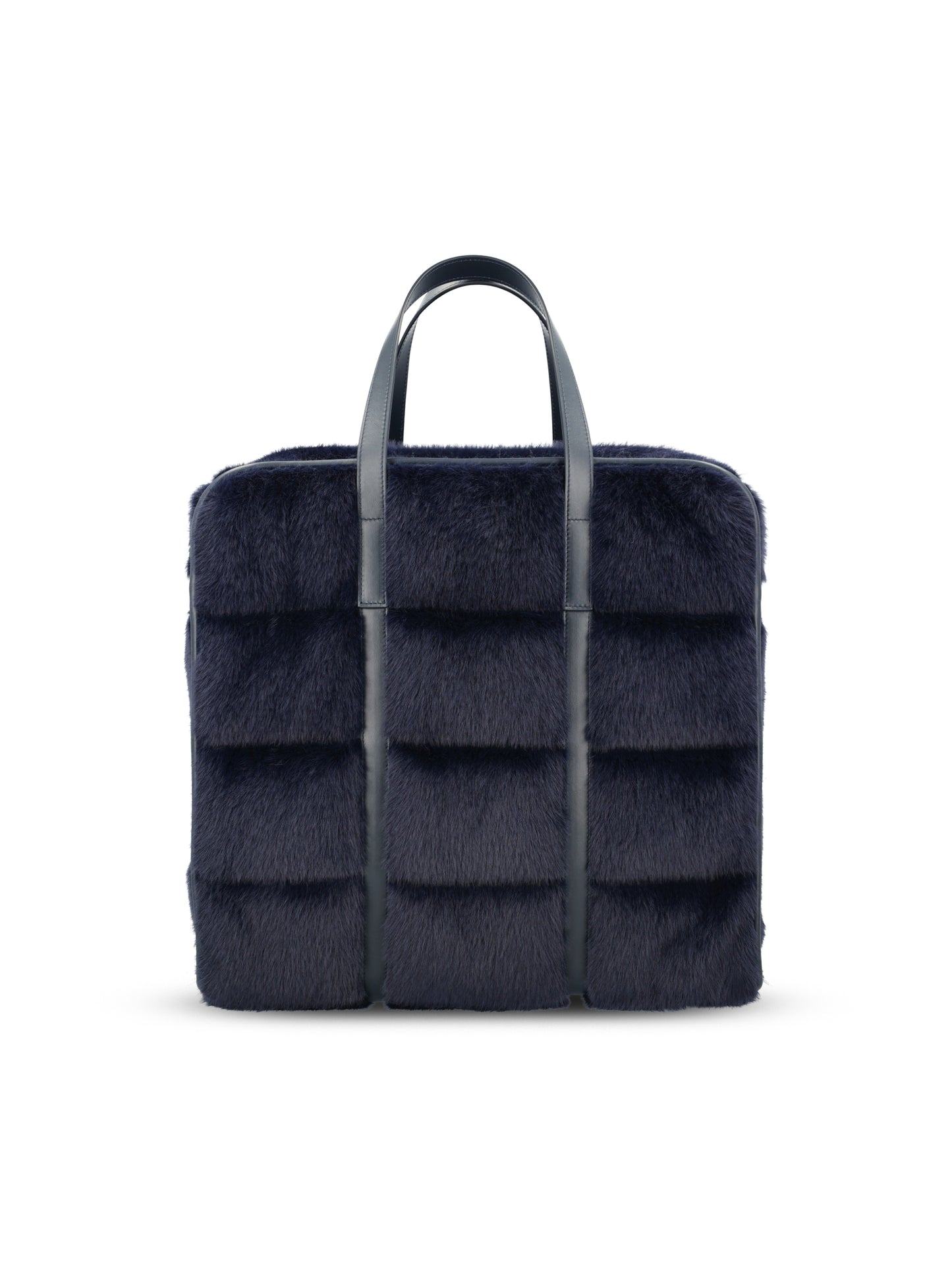Borsa in Pelliccia Sintetica e Pelle BAG00016D 126309200 HERNO