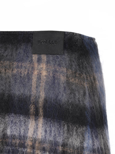 Gonna realizzata in mohair/lana e poliammide. S540Y08XC0 4985 LOEWE