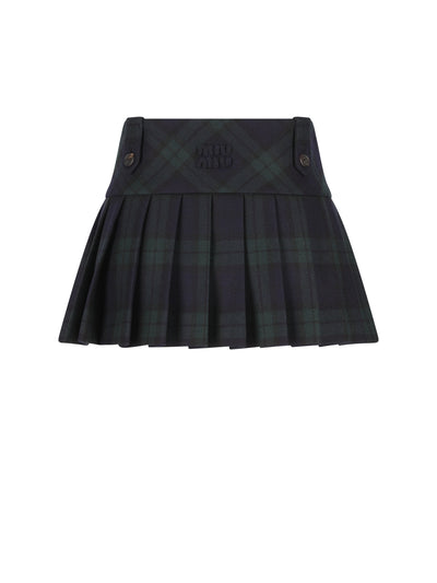 Gonna realizzata in lana vergine. MG2534 17V7F0D3Z MIU MIU