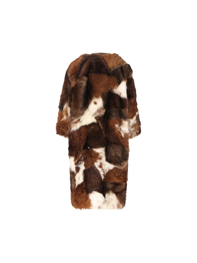 Cappotto realizzato in pelliccia di montone. 56A194 170TF0IDS PRADA