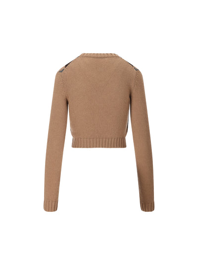 Maglia realizzata in cashmere. P24S2V 172DF0040 PRADA