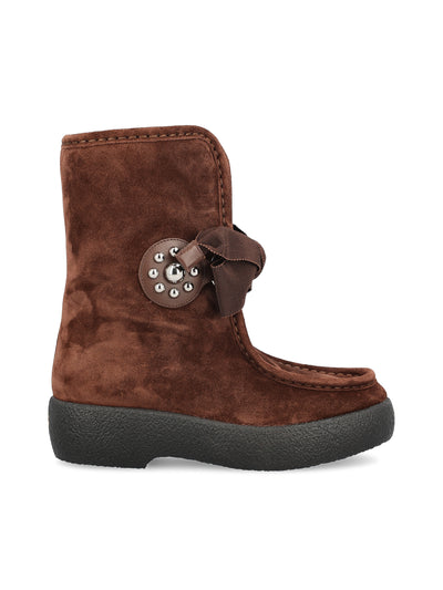 Stivali realizzati in pelle scamosciata. 7W2S0MM7JEG DKB VALENTINO GARAVANI