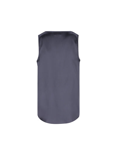 Top reversibile in raso di seta stretch M0C59E0600 C8901 BRUNELLO CUCINELLI