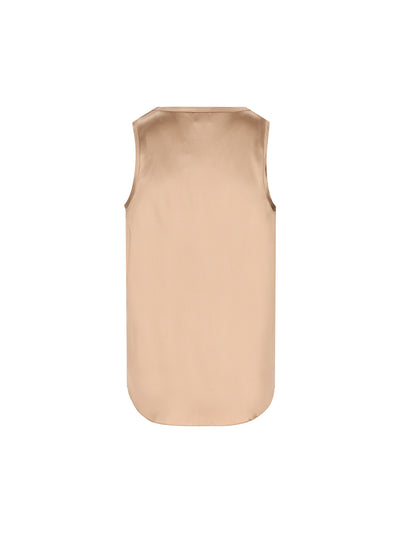 Top reversibile in raso di seta stretch M0C59E0600 C9237 BRUNELLO CUCINELLI