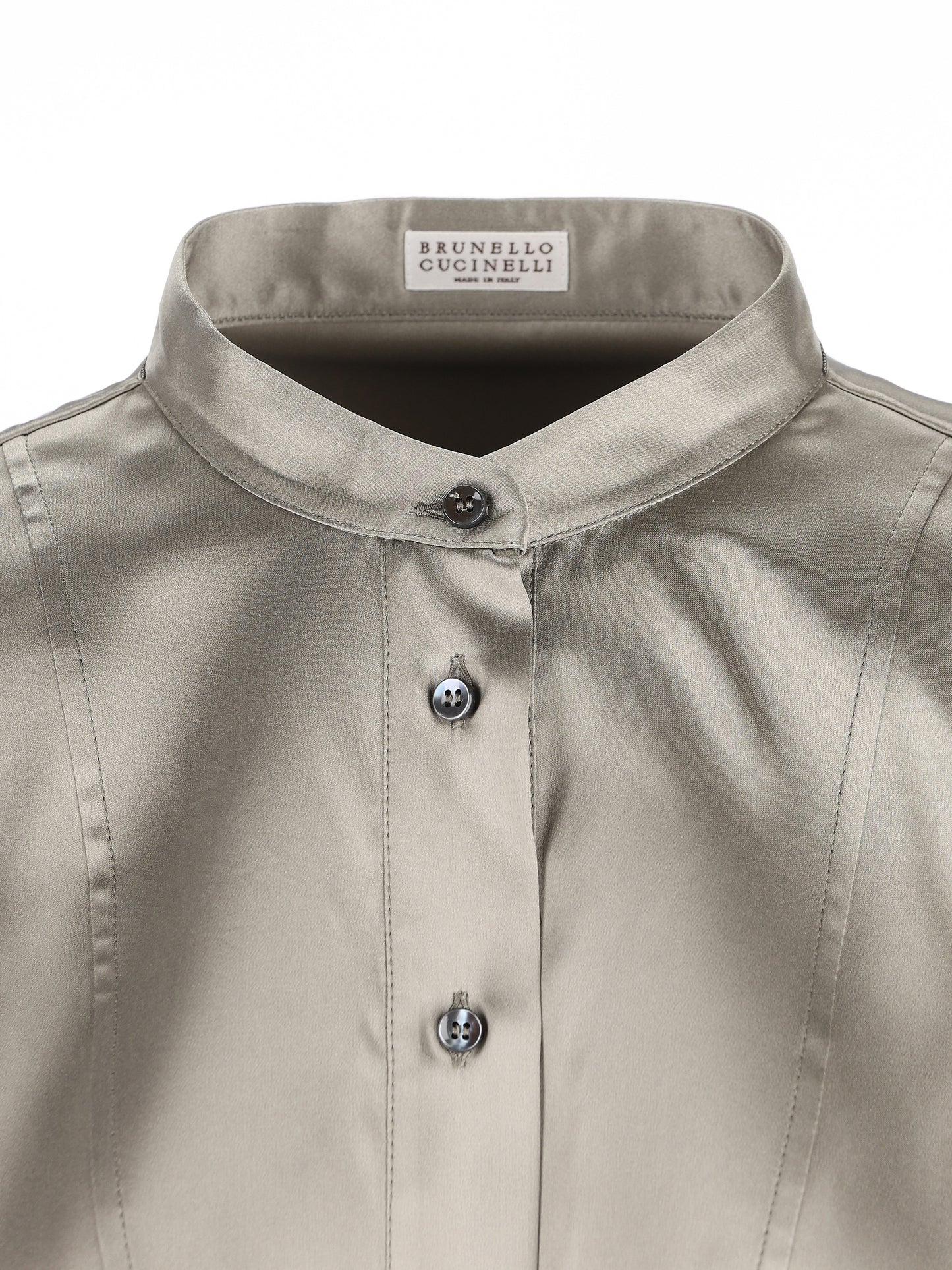 Camicia realizzata in seta. M0C59MY906 C9125 BRUNELLO CUCINELLI