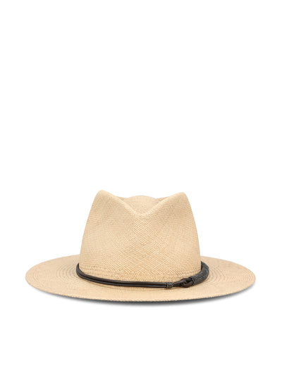 Cappello realizzato in paglia. MCAP90036 CXF57 BRUNELLO CUCINELLI
