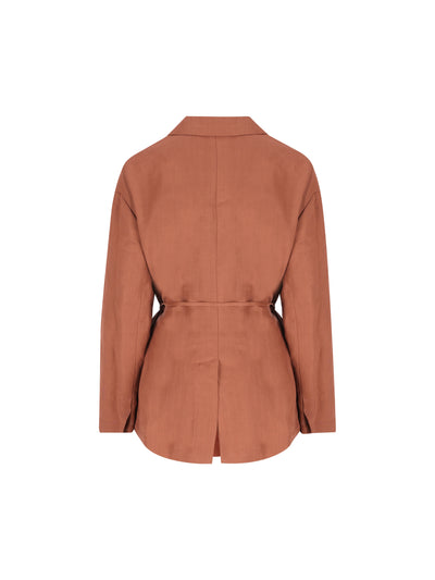 Giacca realizzata in viscosa e lino. MH1267591 C4182 BRUNELLO CUCINELLI