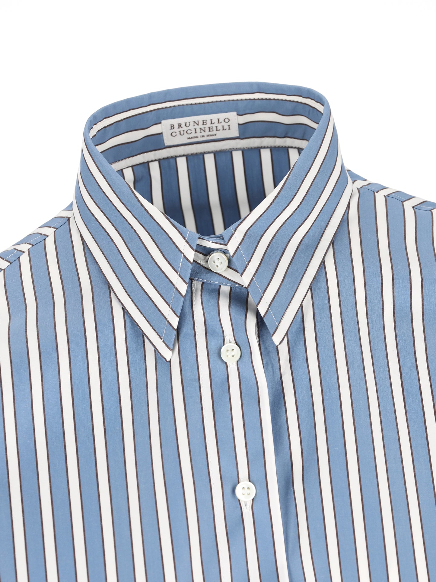 Camicia realizzata in cotone. MH749MX716 C001 BRUNELLO CUCINELLI