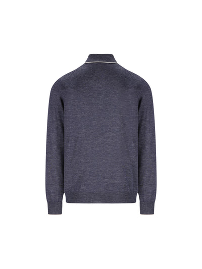 Polo realizzata in cashmere e seta. MHS805905 CKL07 BRUNELLO CUCINELLI
