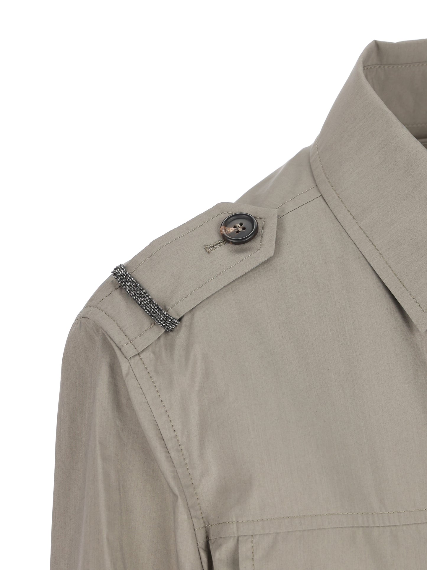 Outerwear in popeline di cotone. MR4577856 C6539 BRUNELLO CUCINELLI