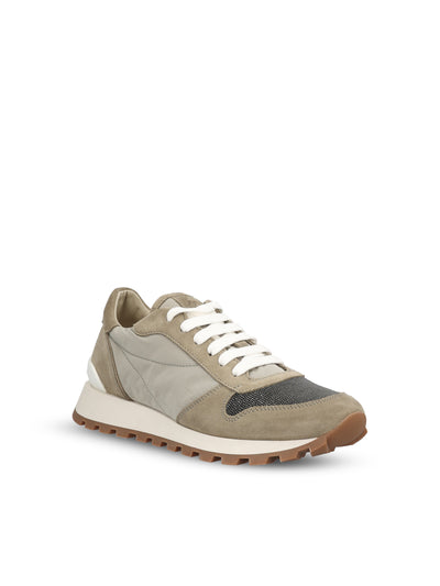 Sneakers realizzate in tessuto tecnico. MZ47G1960 C7550 BRUNELLO CUCINELLI