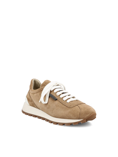 Sneakers realizzate in vera pelle. MZSFG2110 C2767 BRUNELLO CUCINELLI