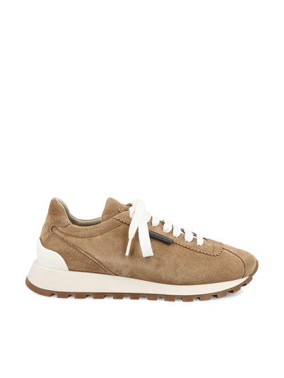Sneakers realizzate in vera pelle. MZSFG2110 C2767 BRUNELLO CUCINELLI
