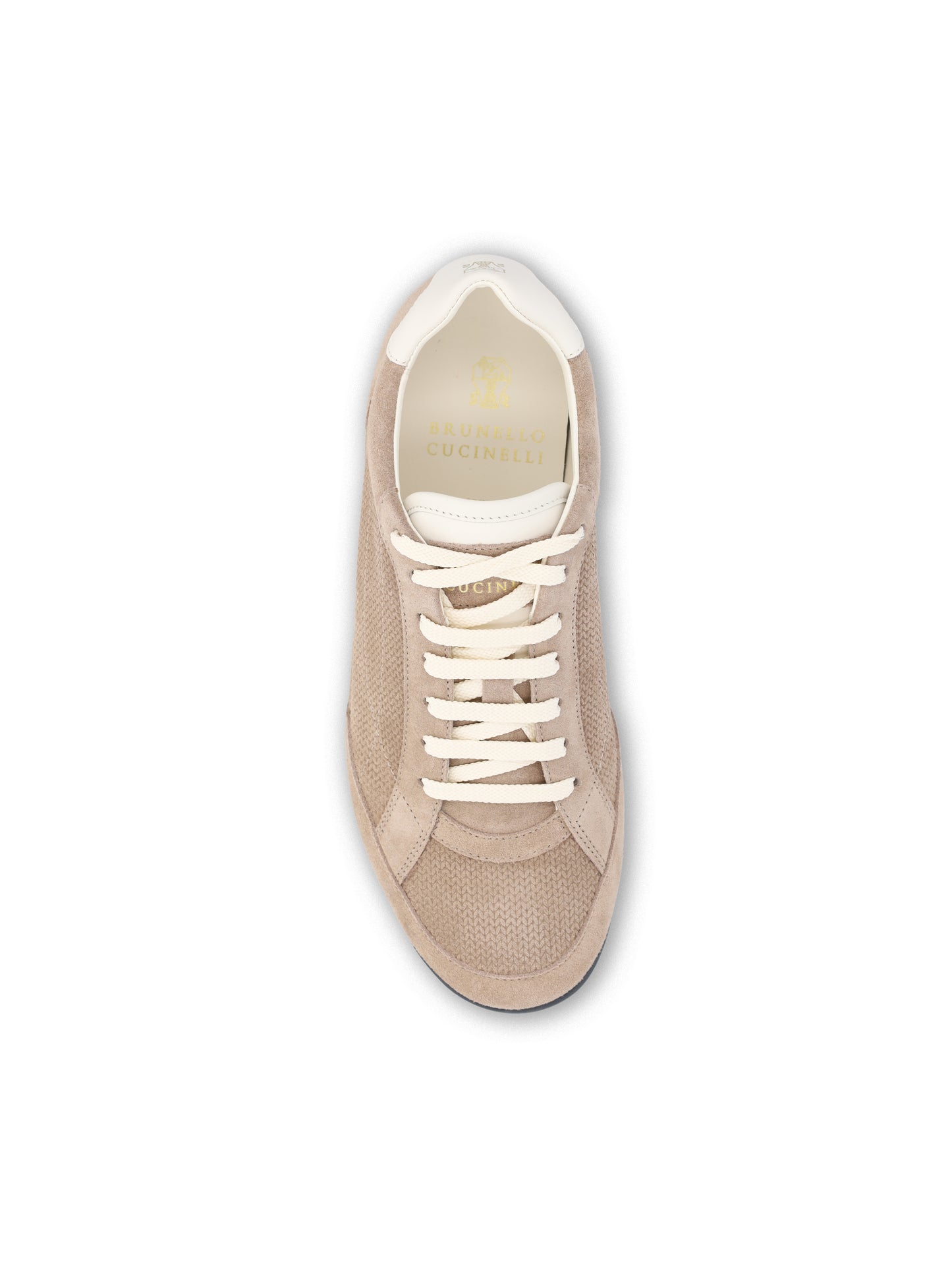 Sneakers realizzate in pelle scamosciata. MZUQHGA348 CRJ89 BRUNELLO CUCINELLI