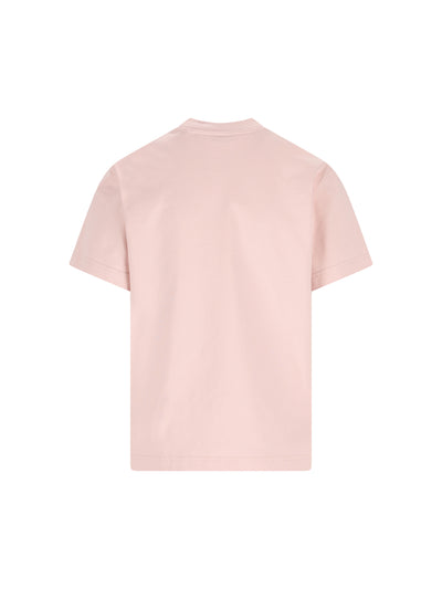 T-shirt in cotone con logo 8118976 C2989 BURBERRY