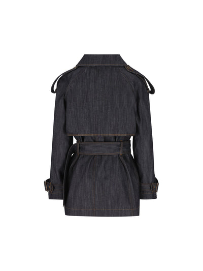 Trench realizzato in denim. 8126364 A1185 BURBERRY