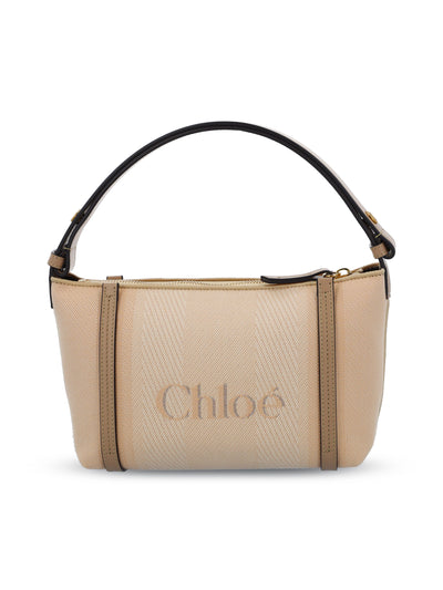 Borsa a spalla Chloé Carry in tela CH25UP566O65 26Y CHLOE'