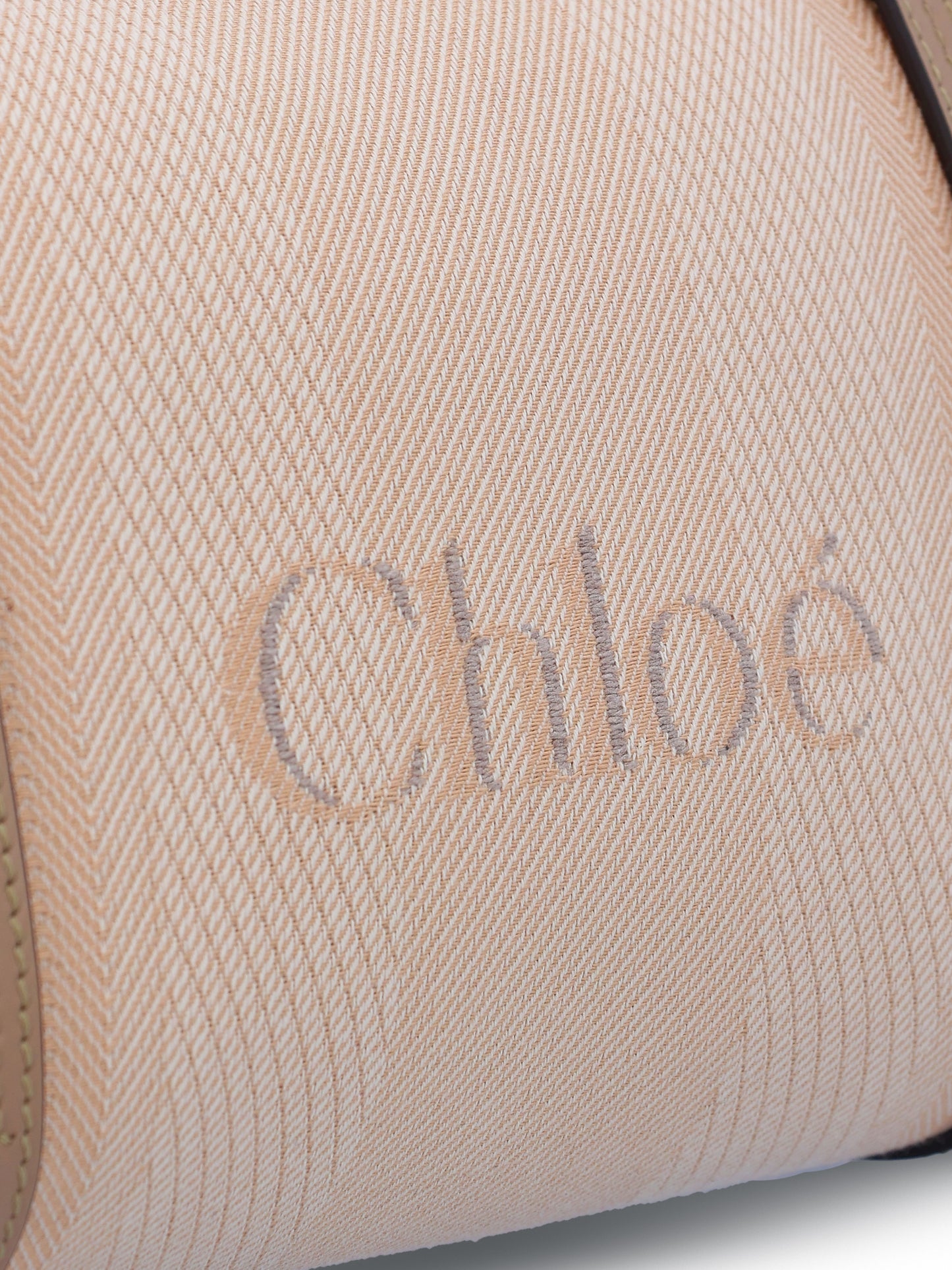 Borsa a spalla Chloé Carry in tela CH25UP566O65 26Y CHLOE'