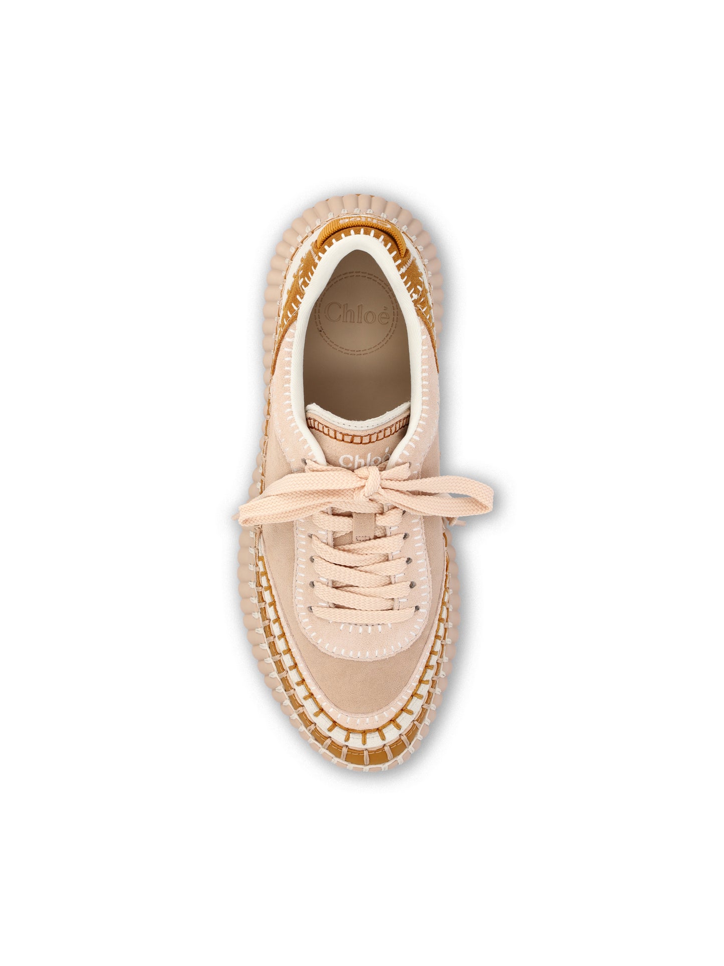 Sneakers realizzate in pelle scamosciata. CHC24A00RMS 6I5 CHLOE'