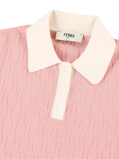 Abito realizzato in cotone e seta. FZDE35 AW4SF1W0S FENDI