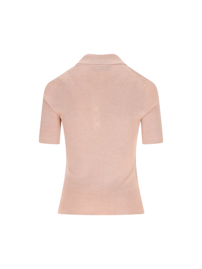 Polo realizzata in lana e seta. FZXE48 AW4BF1UKC FENDI