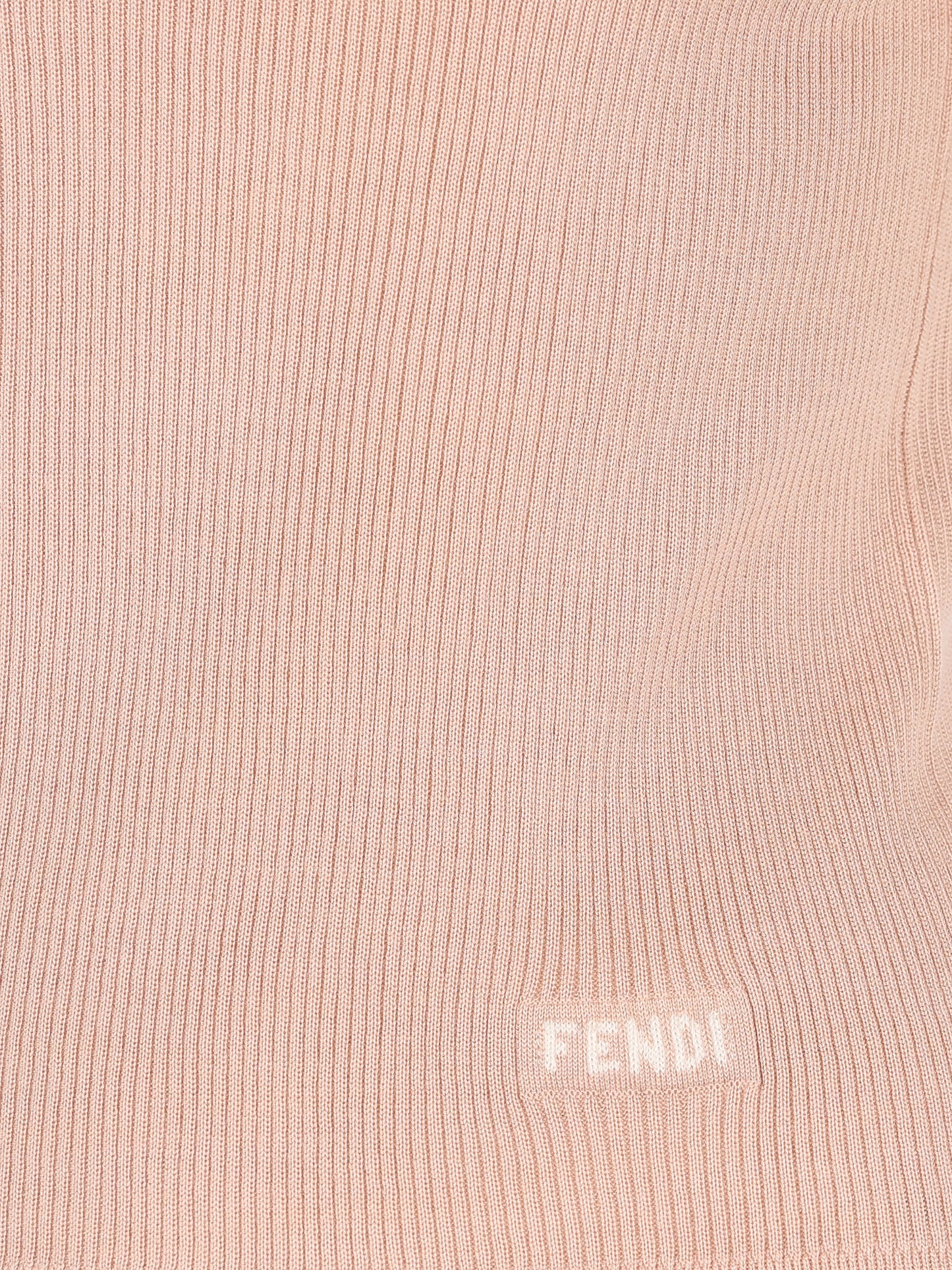 Polo realizzata in lana e seta. FZXE48 AW4BF1UKC FENDI