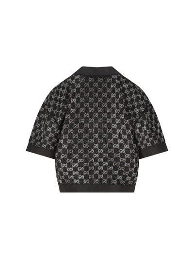 Maglia realizzata in viscosa e fibra metallizzata. 846682 ZARWY1000 GUCCI