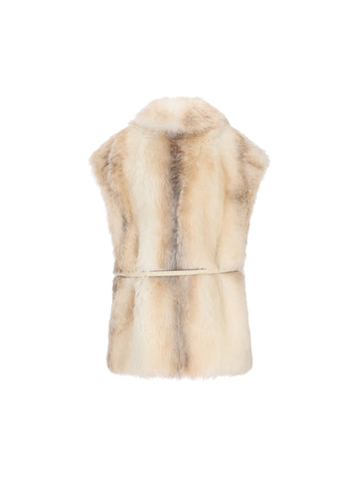 Gilet realizzato in pelliccia di agnello. 852684 XSAG40902 GUCCI