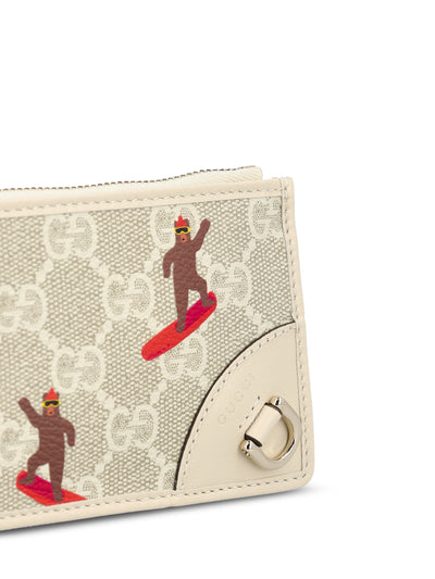Portachiavi realizzato in tessuto rivestito. 859676 FAFP59645 GUCCI
