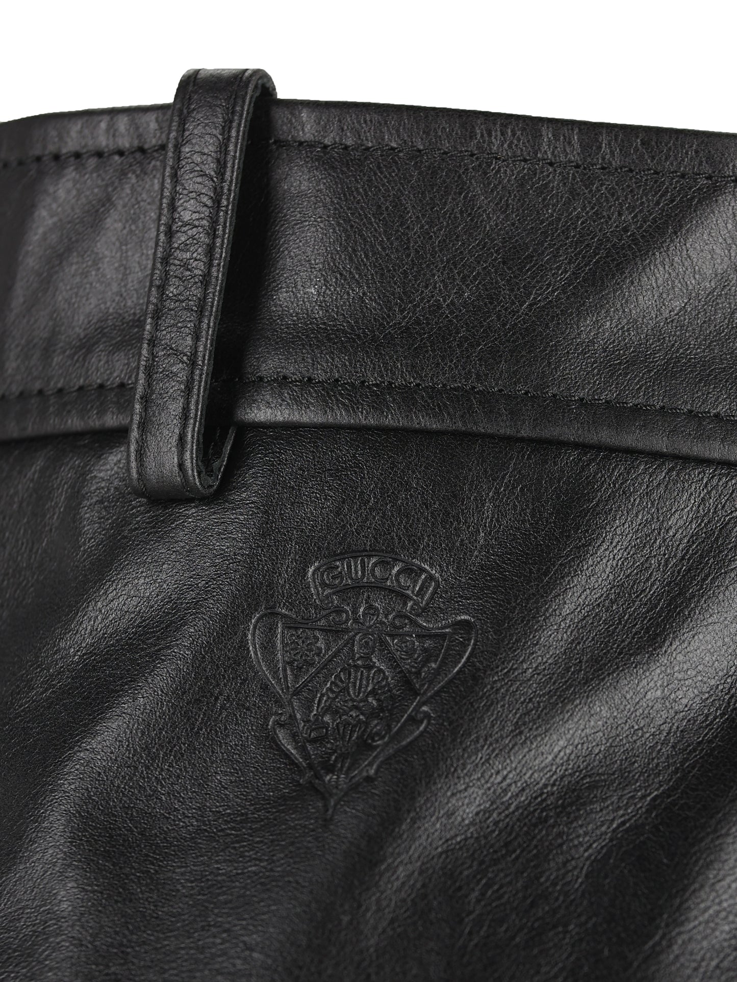 Minigonna realizzata in pelle. 860694 XNA6E1000 GUCCI