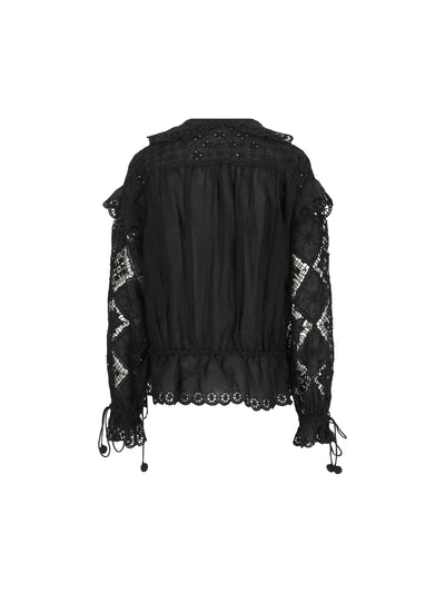 Camicia realizzata in camicia e seta. 26EHT0886FA-D2J17I 01BK ISABEL MARANT