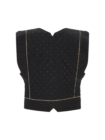 Gilet realizzato in cotone. 26PGI0078FA-D1J03E 01BK ISABEL MARANT
