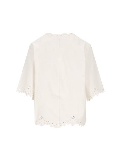 Top realizzato in cotone. 26PHT0586FB-D1J04E 20WH ISABEL MARANT