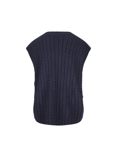 Gilet realizzato in lana. S359Y14KJI 5110 LOEWE
