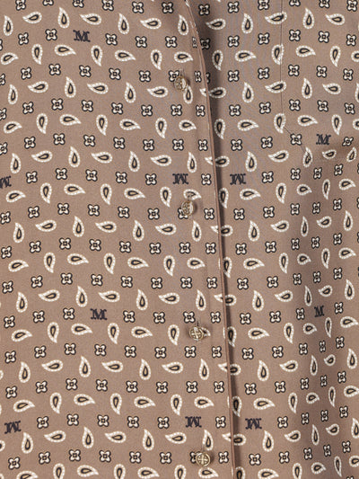 Camicia semiaderente in seta stampata 2611111131600 006 MAX MARA