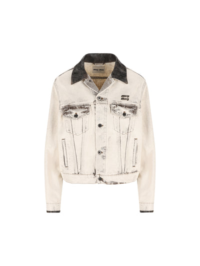 Blouson realizzato in cotone. GWB273 183TF0009 MIU MIU