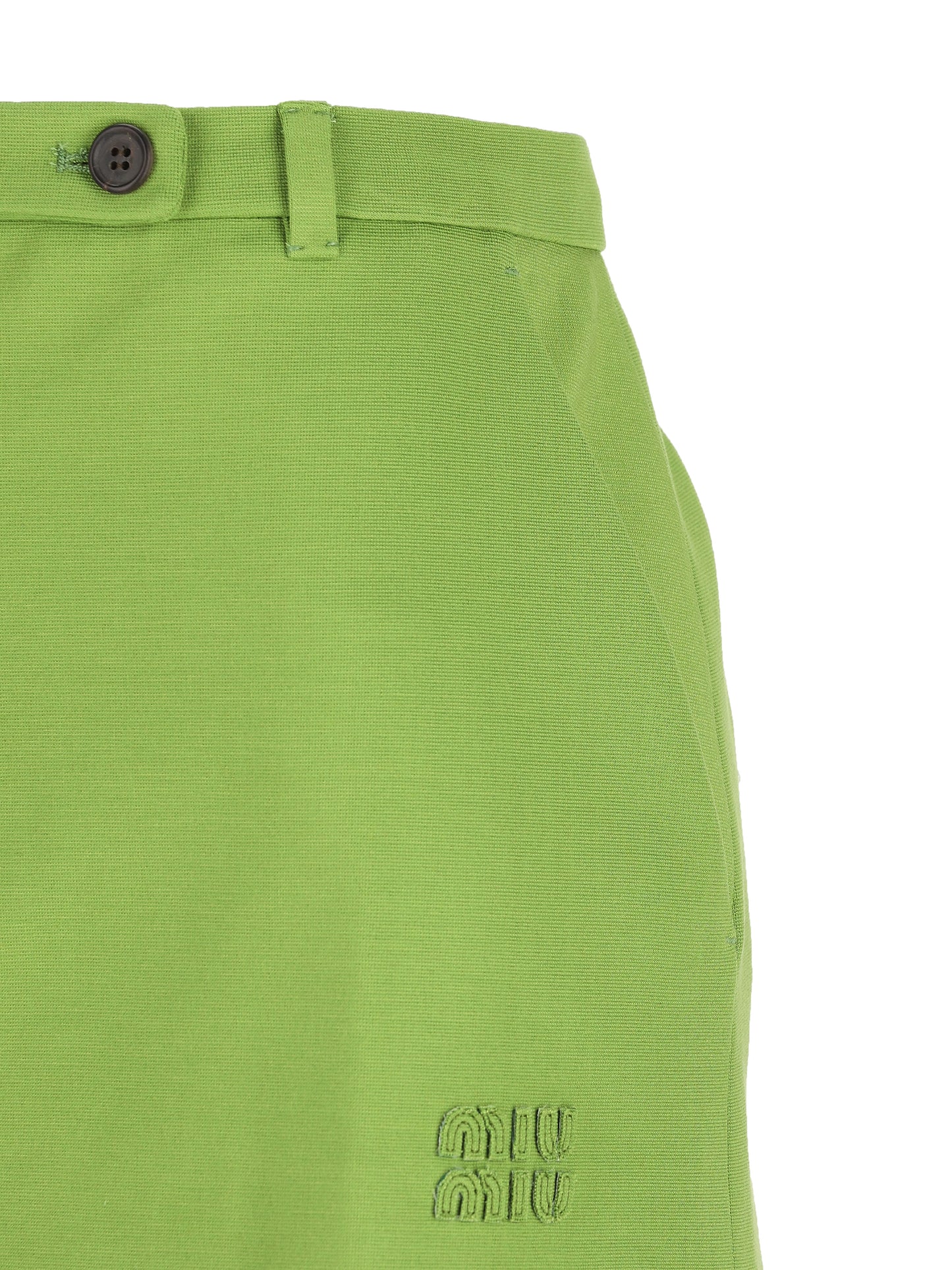 Minigonna realizzata in viscosa. MG2573 18FQF0089 MIU MIU