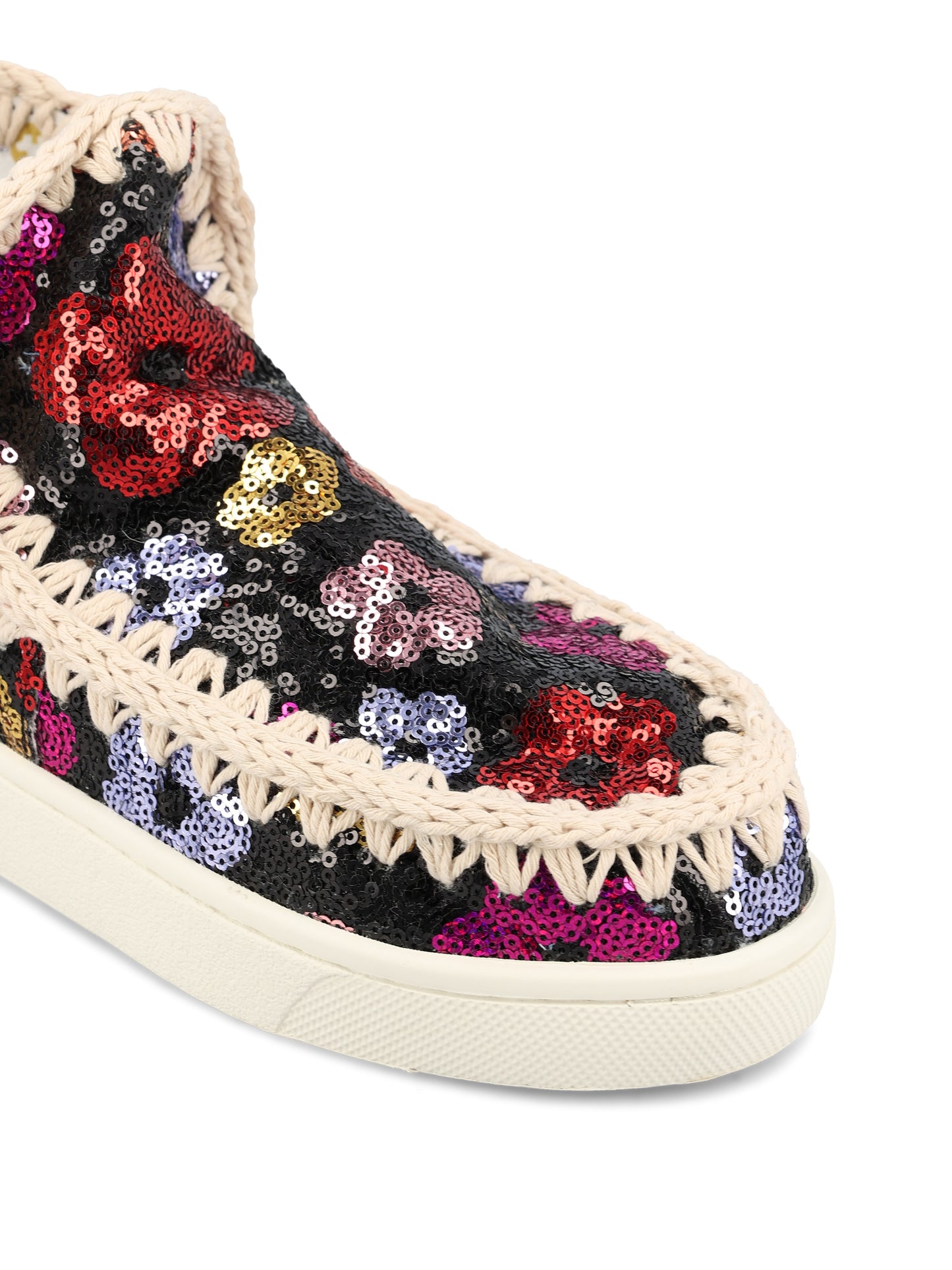 Sneakers con tomaia in paillettes. SW211057G SSBL MOU